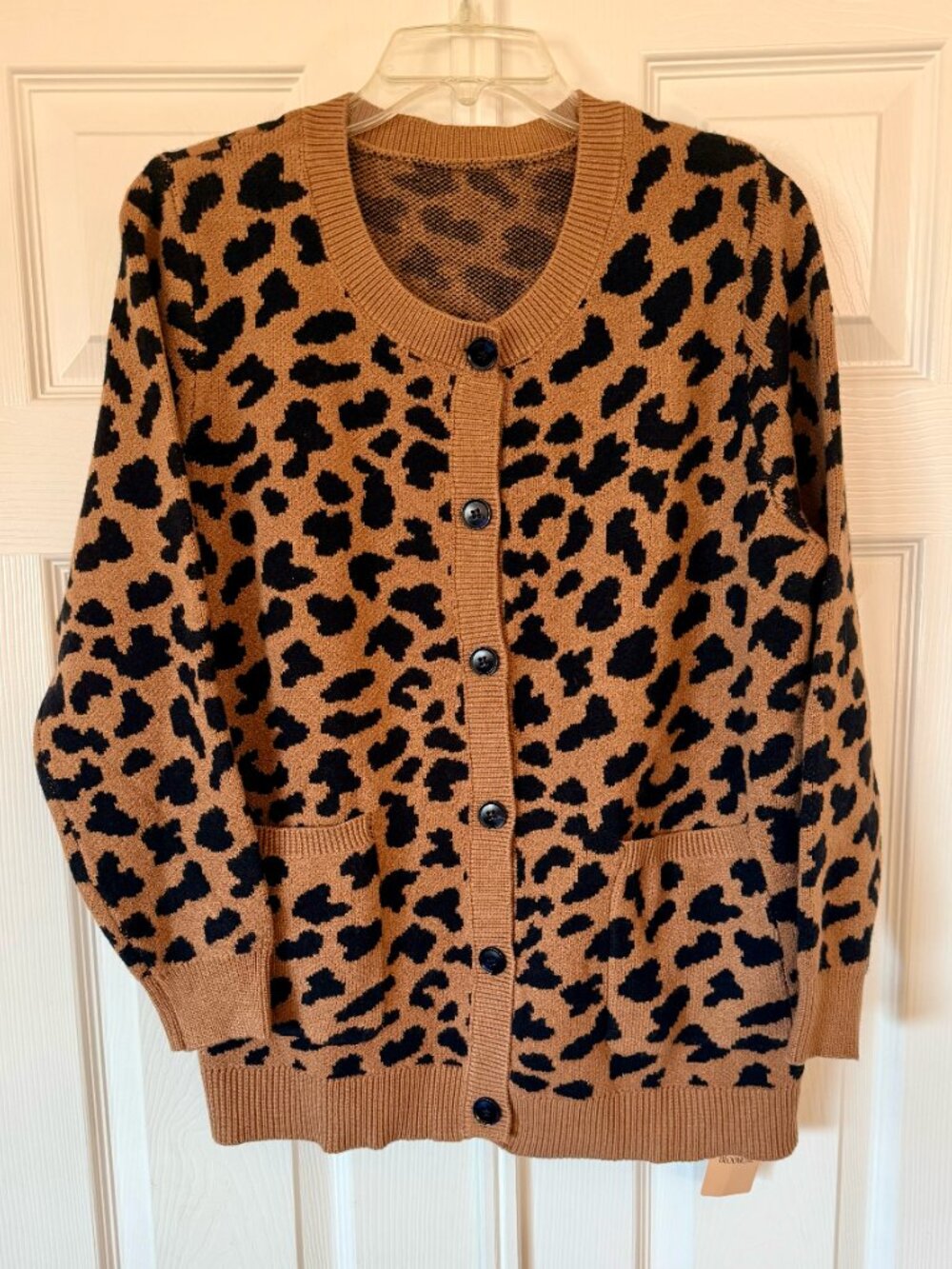BloomChic Supersoft Leopard Print Cardigan with Pockets